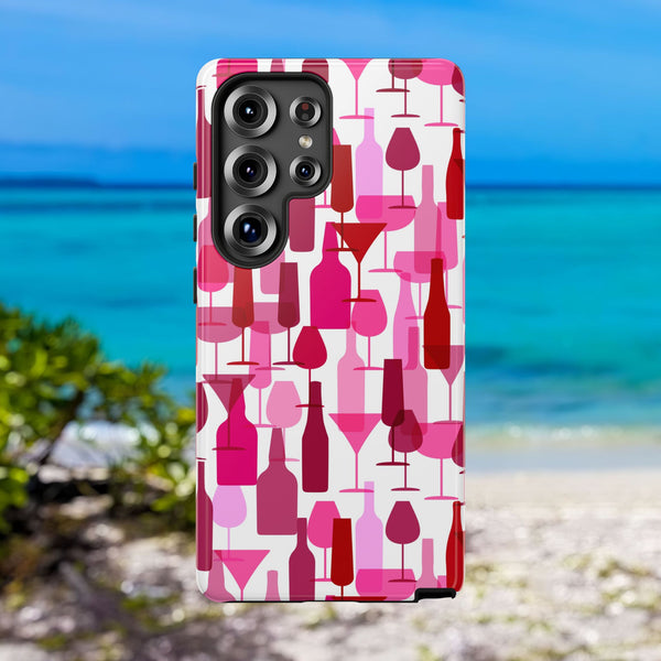 Premium & Stylish Phone Case, Durable Protective Cover for iPhone, Samsung Galaxy, Google Pixel,  Wireless Charging Compatible, 2025 Smartphone Case, bottle glass design