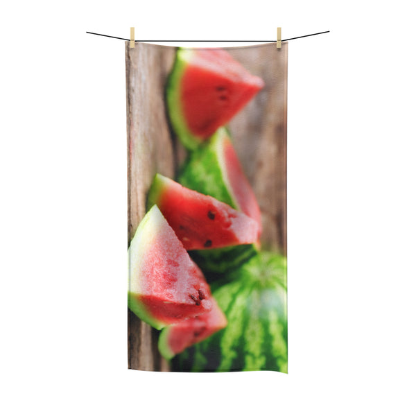 Luxury Beach Towel for Summer, Soft & Absorbent Quick-Dry Cotton Towel for Beach, Pool, Spa, or Everyday Comfort, Lightweight & Stylish Towel - Watermelon Design