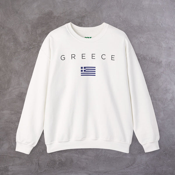 Pure Comfort Sweatshirt, Greece Sweatshirt, 100% ethically grown cotton Soft, Greek stylish, Greece Lover, Greece Gift
