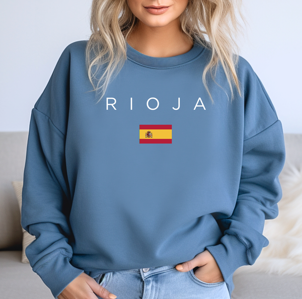 Pure Comfort Sweatshirt, Wine Sweatshirt - Soft, stylish, Rioja Lover, Spain Gift, Drink, Spain lover - Rioja Spain