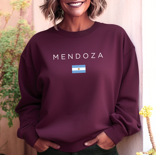 Pure Comfort Sweatshirt, Wine Sweatshirt - Soft, stylish, Mendoza Lover, Argentina Gift, Drink, Argentina lover - Mendoza Argentina