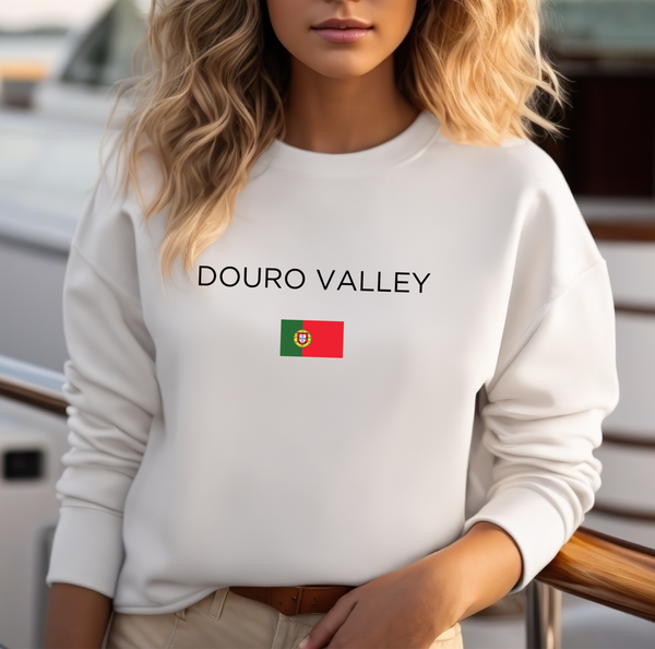 Pure Comfort Sweatshirt, Wine Sweatshirt - Soft, stylish, Douro Valley Lover, Portugal Gift, Drink, Portugal lover - Douro Valley Portugal