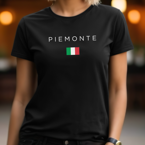 Premium Wine T-Shirt, Soft & Stylish Wine Lover Tee, Piemonte, Italy, Graphic Tee, Comfy Fun Shirt, Italy Gift