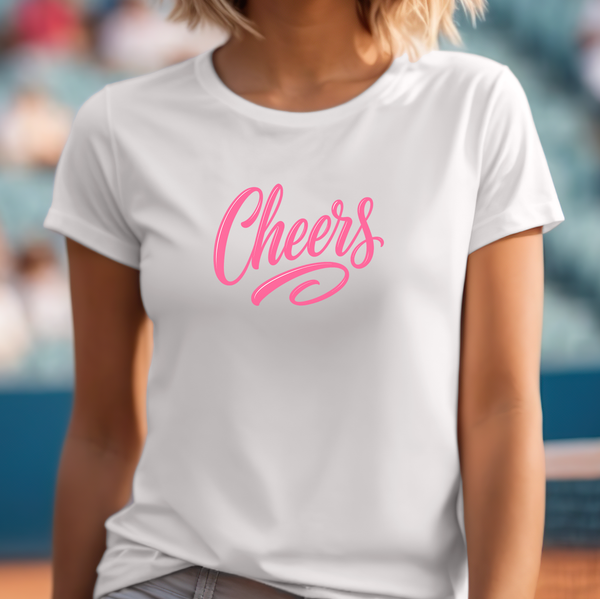 Premium T-Shirt, Funny Design, Cute & Stylish love Tee, Joke Graphic Shirt, Saying, Shirt Sarcastic Gift - Cheers pink Design