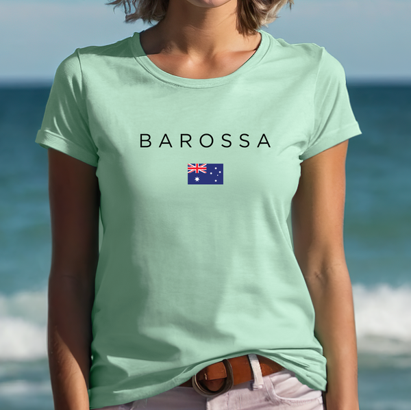 Premium T-Shirt for Women, Barossa Design, Soft Stylish Tee, Australia Graphic Tee, Saying Shirt, Australia Gift, Aussie shirt