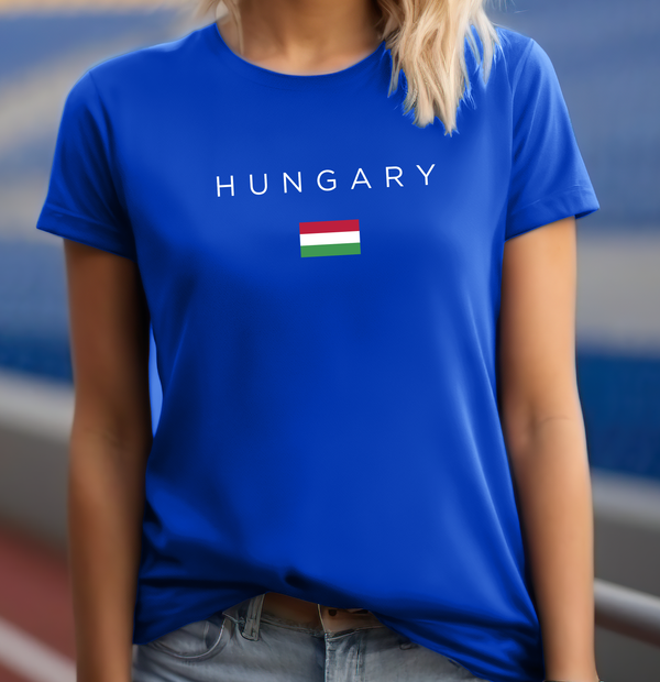 Premium Hungary T-Shirt for Women, Soft & Stylish Hungarian Tee, Comfy Graphic Shirt, Hungary Flag Design, Hungary Gift