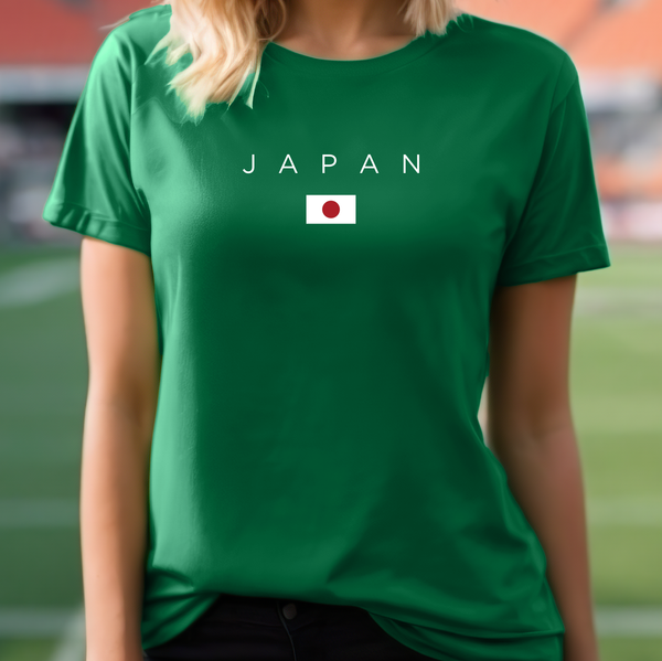 Premium T-Shirt For Women, Soft Stylish Japanese Tee, Comfy Graphic Shirt, Japan Flag Design, Japan Gift, Nippon
